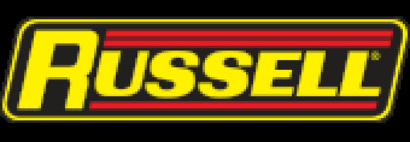 Russell Performance Hose End #6 Hose to #6 Radius Inlet Port 45 Deg Blk/Clr