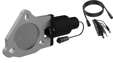 QTP 3in Bolt-On QTEC Electric Cutout Valve - Single