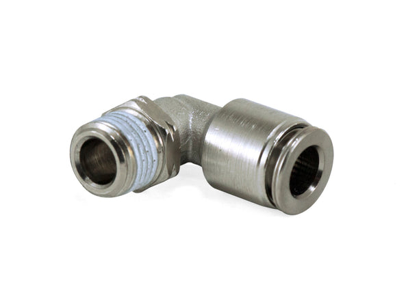 Air Lift Swivel Elbow Fitting - 1/8in MNPT x 1/4in PTC