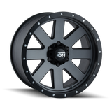 ION Type 134 18x10 / 5x139.7 BP / -19mm Offset / 108mm Hub Matte Gunmetal/Black Beadlock Wheel