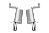 Gibson 06-08 Cadillac STS V 4.4L 2.5in Axle-Back Dual Exhaust - Stainless
