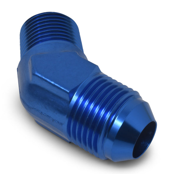 Russell Performance -4 AN to 1/4in NPT 45 Degree Flare to Pipe Adapter
