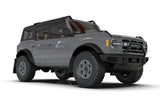 Rally Armor 21-25 Ford Bronco (Plstc Bmpr + RR - NO Rptr/Sprt) Blk Mud Flap w/Area Blue Logo
