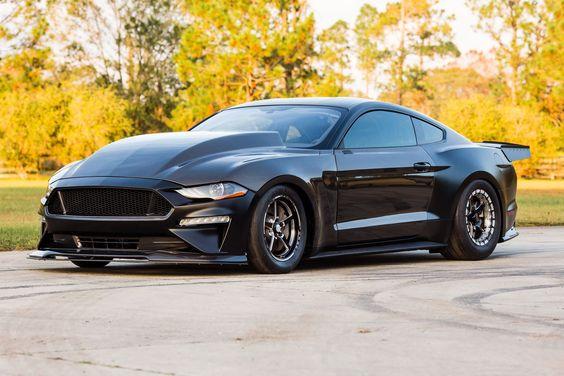 2018-2021 FORD MUSTANG DOUBLE SIDED TYPE-CJ CARBON FIBER COWL HOOD