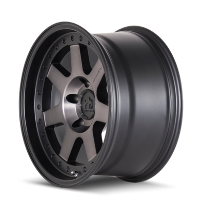 Mayhem 8300 Prodigy 18x9 / 8x180 BP / 0mm Offset / 124.1mm Hub Matte Black w/ Dark Tint Wheel