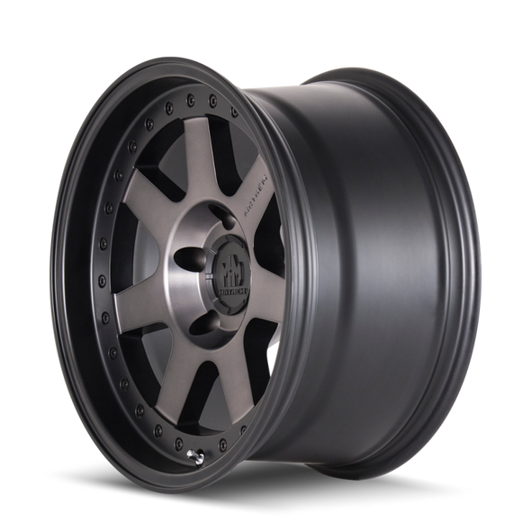 Mayhem 8300 Prodigy 18x9 / 8x180 BP / 0mm Offset / 124.1mm Hub Matte Black w/ Dark Tint Wheel