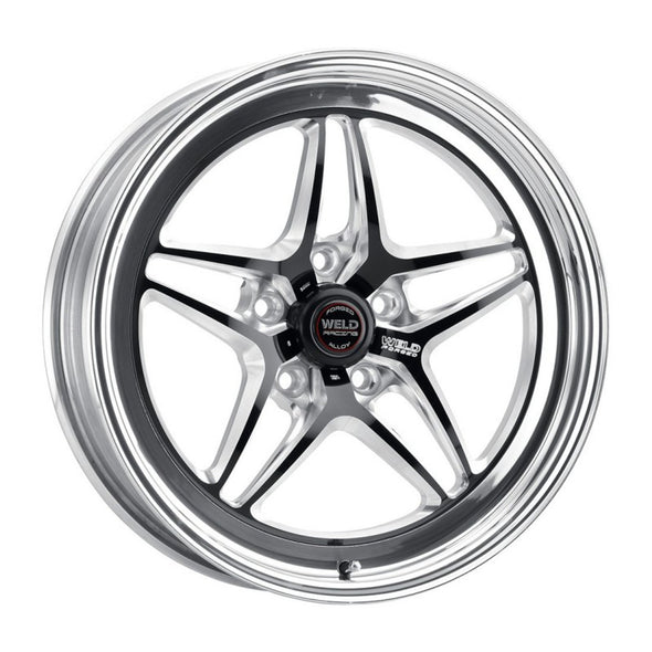 Weld Racing RT-S S81 Drag Wheel 17X5 Black High Pad 5X4.5 | 2.2 Backspace - 81HB7050A22A