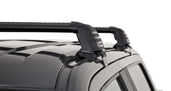 Rhino-Rack 04-08 Ford F150 Supercrew Vortex ROC25 Flush 2 Bar Roof Rack - Black