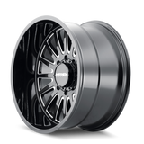 Mayhem 8114 Utopia 20x9 / 6x139.7 BP / 0mm Offset / 106mm Hub Black w/ Milled Spokes Wheel