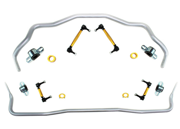 Whiteline 15-20 Ford Mustang GT/GT Premium/EcoBoost/EcoBoost Premium Front & Rear Sway Bar Kit