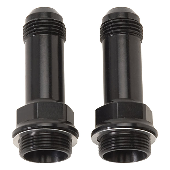 Russell Performance 7/8in -20 x -6 AN Male Flare Extended (2 pcs.) (Black)
