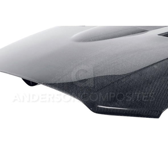 2010 - 2014 SHELBY GT500 AND 2013 - 2014 MUSTANG CARBON FIBER HEAT EXTRACTOR HOOD