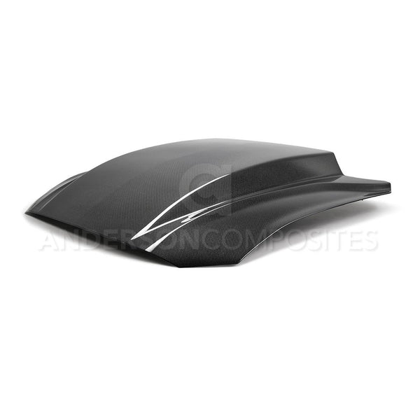2018-2021 FORD MUSTANG DOUBLE SIDED TYPE-CJ CARBON FIBER COWL HOOD