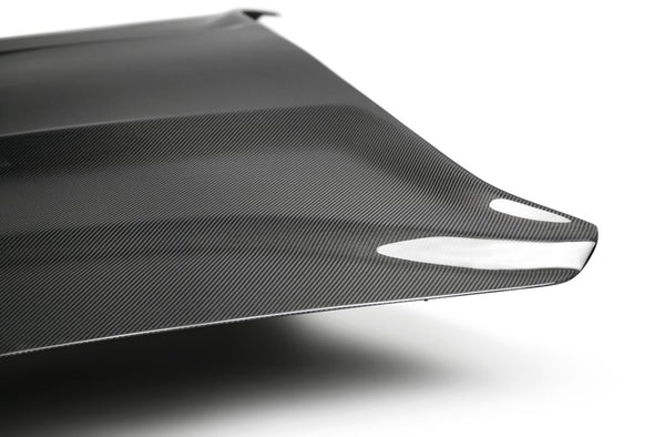 2018-2020 FORD MUSTANG TYPE-GR DOUBLE SIDED CARBON FIBER HOOD