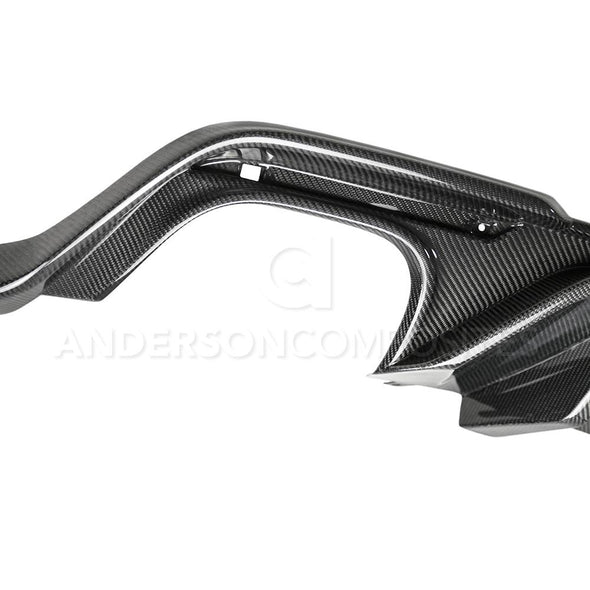 2018-2020 FORD MUSTANG TYPE-OE CARBON FIBER QUAD TIP REAR DIFFUSER