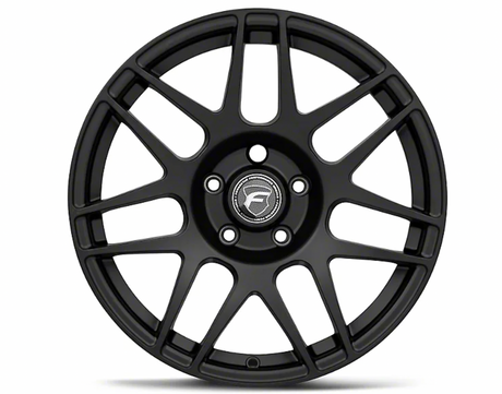 Forgestar F14 Drag Edition Matte Black Wheel; Rear Only; 17x10.5