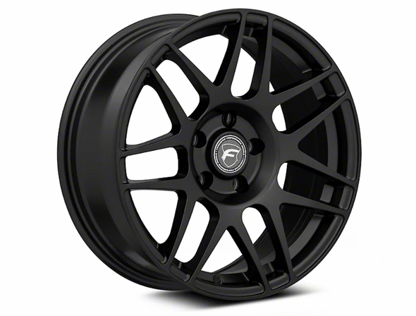 Forgestar F14 Drag Edition Matte Black Wheel; Rear Only; 17x10.5