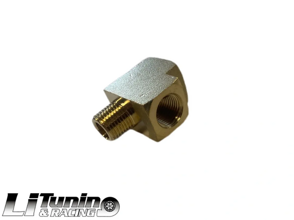 BRASS TEE "T" FOR WASTEGATE SENSOR MOUNTING FOR DOME PRESSURE 1/8" NPT