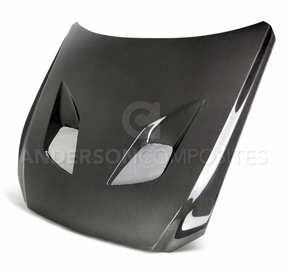 2015 - 2017 MUSTANG DOUBLE SIDED CARBON FIBER TYPE-TT (FORD GT STYLE) HOOD