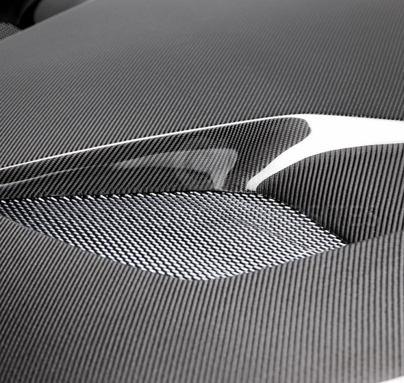 2015 - 2017 MUSTANG DOUBLE SIDED CARBON FIBER TYPE-TT (FORD GT STYLE) HOOD