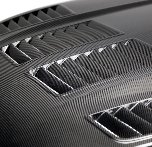 2015 - 2017 MUSTANG DOUBLE SIDED CARBON FIBER TYPE-TW HOOD