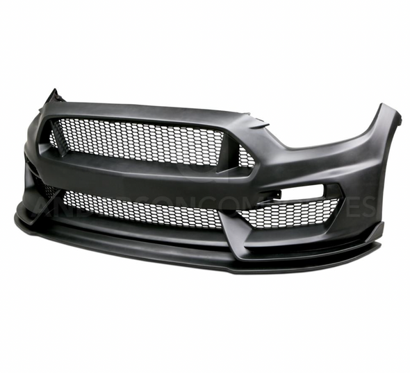 2015 - 2017 MUSTANG GT350 STYLE MUSTANG FIBERGLASS FRONT BUMPER WITH FRONT LIP