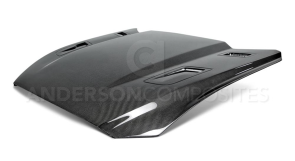2015 - 2017 MUSTANG TYPE-GTH DOUBLE SIDED CARBON FIBER HOOD