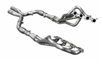 ARH 1-7/8" x 3" Longtube Headers with Offroad Connection Pipes - Direct Connection for CORSA Catback Systems (2018+ Mustang GT)