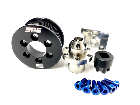 SPE 2020+ GT500 PULLEY KIT WITH TITANIUM HUB & INSTALL TOOLS