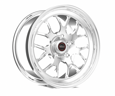 WELD 15X9 S77 POLISHED REAR WHEEL (05-20 MUSTANG GT NON BREMBO/07-12 GT500) 77MP509A65A