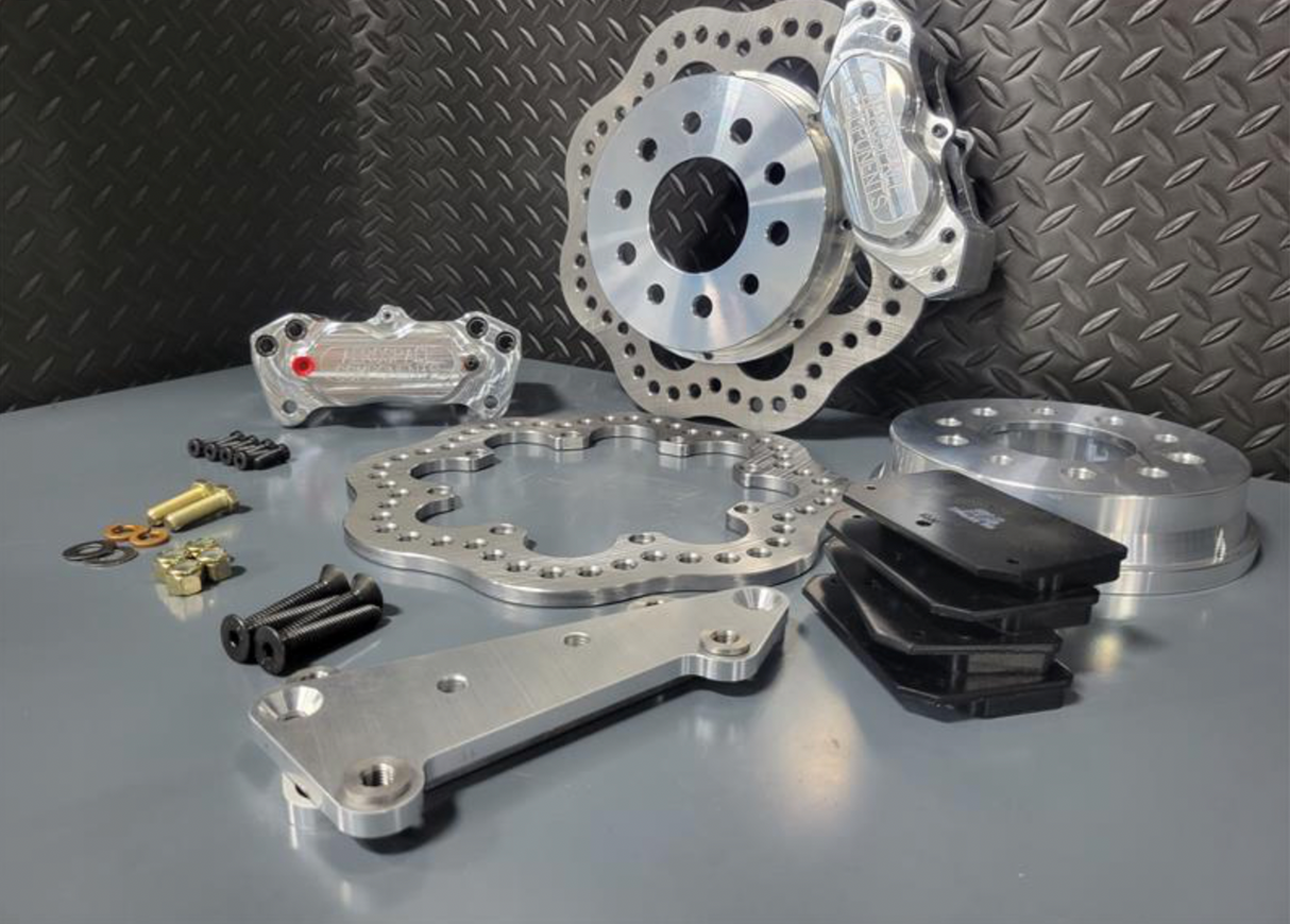 4 Piston Pro-Lite Front Drag Race Kit 05-14 Mustang