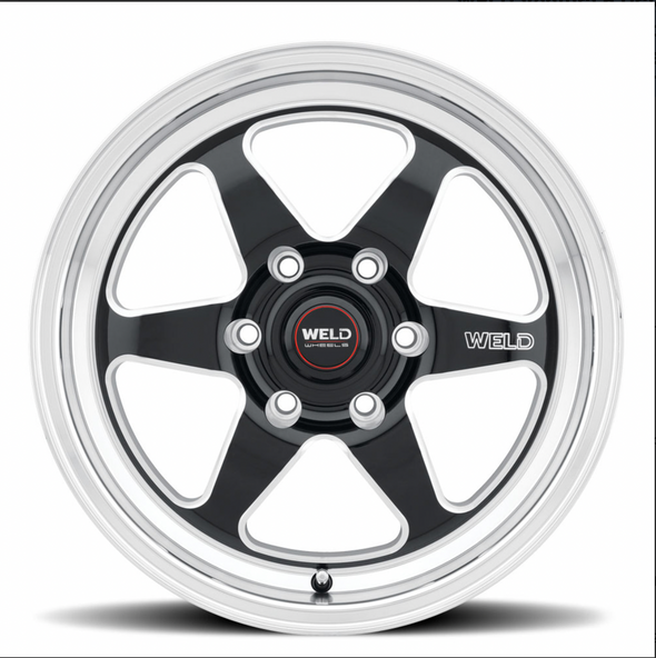 WELD Ventura 6 Street Gloss Black Wheel with Milled Spokes 20x9.5 | 6x135BC | +28 Offset | 6.375 Backspacing - S10609589P28