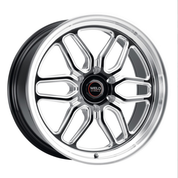 WELD Laguna 6 Drag Gloss Black Wheel with Milled Spokes 20x10 | 6x135BC | +38 Offset | 7.00 Backspacing - S15300089P38
