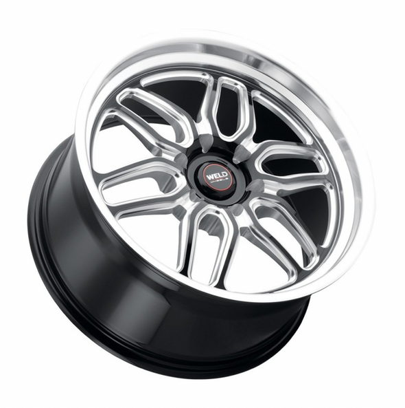 WELD Laguna 6 Drag Gloss Black Wheel with Milled Spokes 20x10 | 6x135BC | +38 Offset | 7.00 Backspacing - S15300089P38