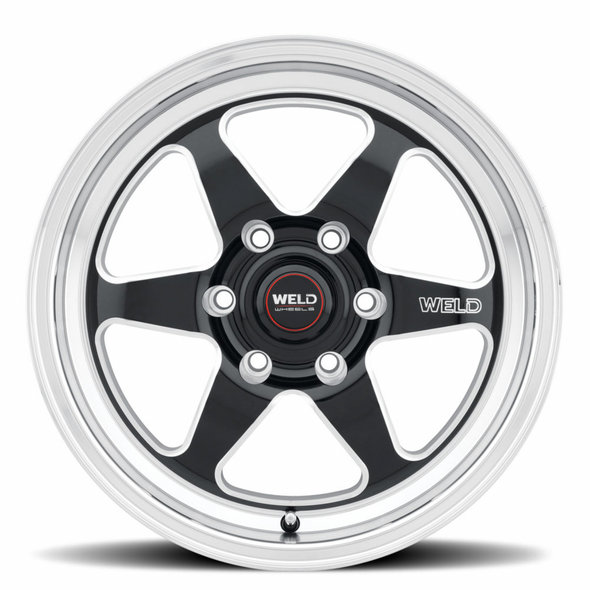 WELD Ventura 6 Drag Gloss Black Wheel with Milled Spokes 20x5 | 6x135BC | -19 Offset | 2.00 Backspacing - S1560C089200