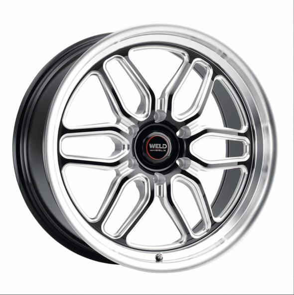 WELD Laguna 6 Drag Gloss Black Wheel with Milled Spokes 17x10 | 6x135BC | +42 Offset | 7.25 Backspacing - S15370089P42