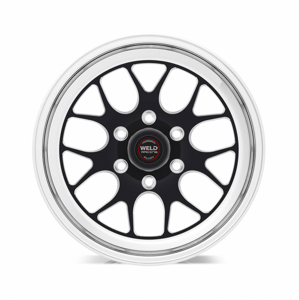 Weld Racing RT-S S77 HD Forged Aluminum 17x5 / 6x135 BP / 2.7in. BS Black Center Drag Wheel (Low Pad) - 77LB7050Y27A