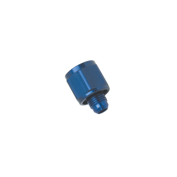 Russell Performance -8 AN Female to -4 AN to Male B-Nut Reducer (Blue)