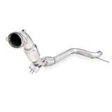 Stainless Works 2015-16 Mustang Downpipe 3in High-Flow Cats Performance Connection