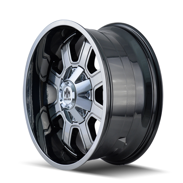 Mayhem 8103 Fierce 20x9 / 6x135 BP / 0mm Offset / 106mm Hub Chrome Wheel