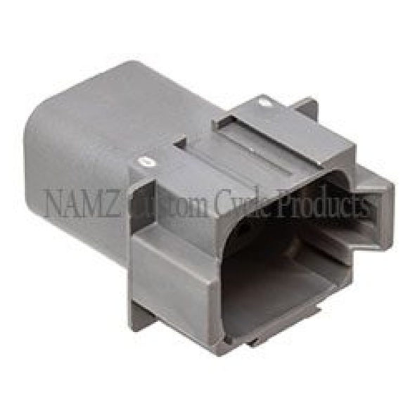 NAMZ Deutsch DT Series 8-Wire Receptacle & Wedgelock - Gray (HD 72128-94GY)