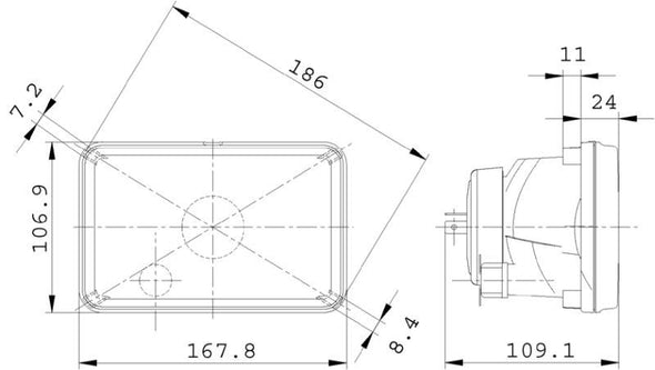 Hella HB2 12V/55W Low & High Halogen Conversion Head Lamp Kit