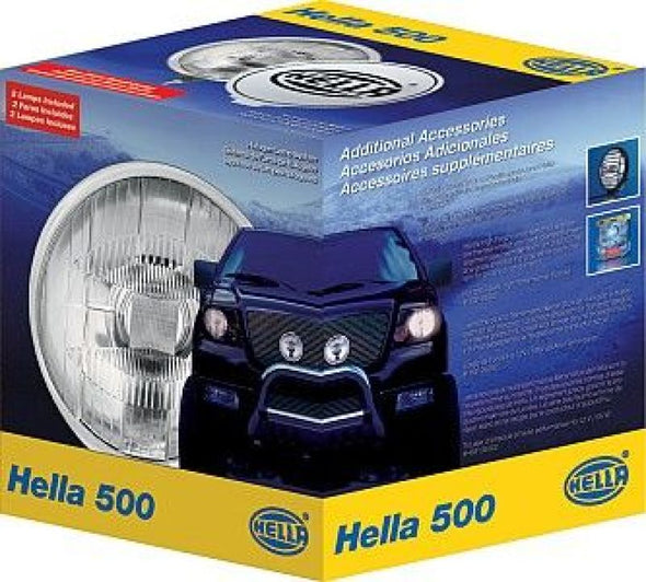 Hella 500 Series 12V/55W Halogen Driving Lamp Kit