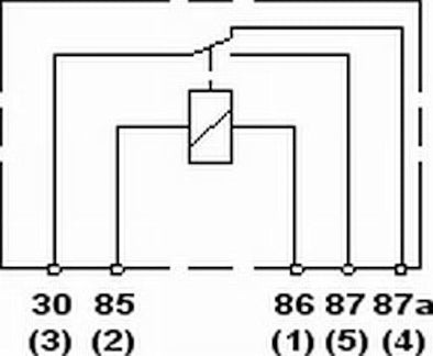 Hella Mini ISO 5 Pole Relay 12V SPDT