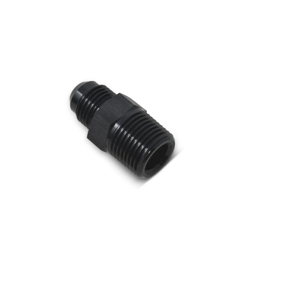 Russell Performance -6 AN to 1/4in NPT Straight Flare to Pipe (Black)