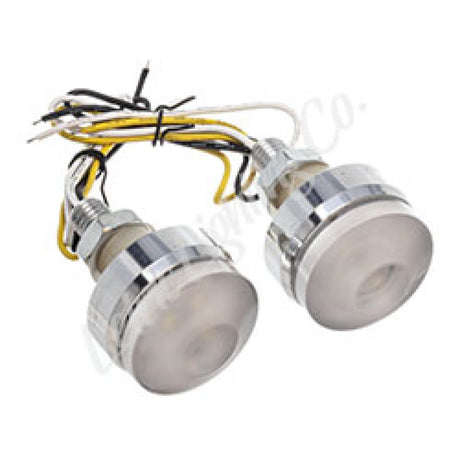 Letric Lighting Surface Indicators Lights Polished White/Amber