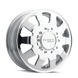 Mayhem 8181 Challenger Dually 22x8.25 / 10x225 BP / 169mm Offset / 170.1mm Hub Polished Wheel