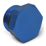 Russell Performance -12 AN Straight Thread Plug (Blue)