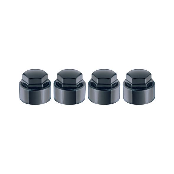 McGard Nylon Lug Caps For PN 24010-24013 (4-Pack) - Black