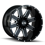 ION Type 141 18x9 / 6x135 BP / 0mm Offset / 106mm Hub Gloss Black Milled Wheel